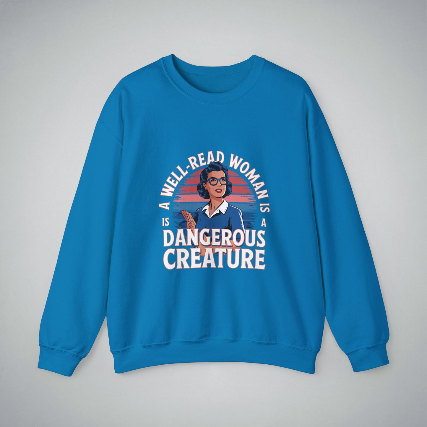 Crewneck Sweatshirt - Well Read Woman Design