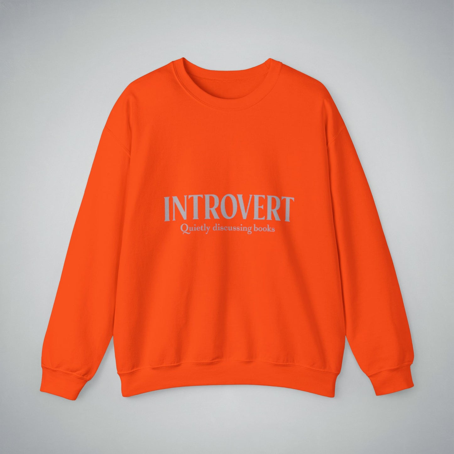 Bookworm Unisex Sweatshirt - Introvert Quietly Discussing Books