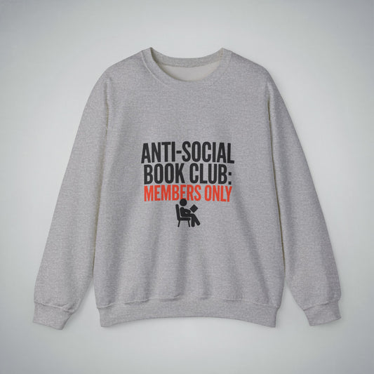 Sweatshirt - Anti Social Book Reader Club - Unisex Heavy Blend™