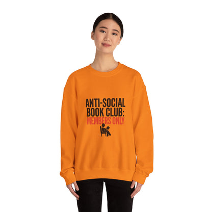 Sweatshirt - Anti Social Book Reader Club - Unisex Heavy Blend™