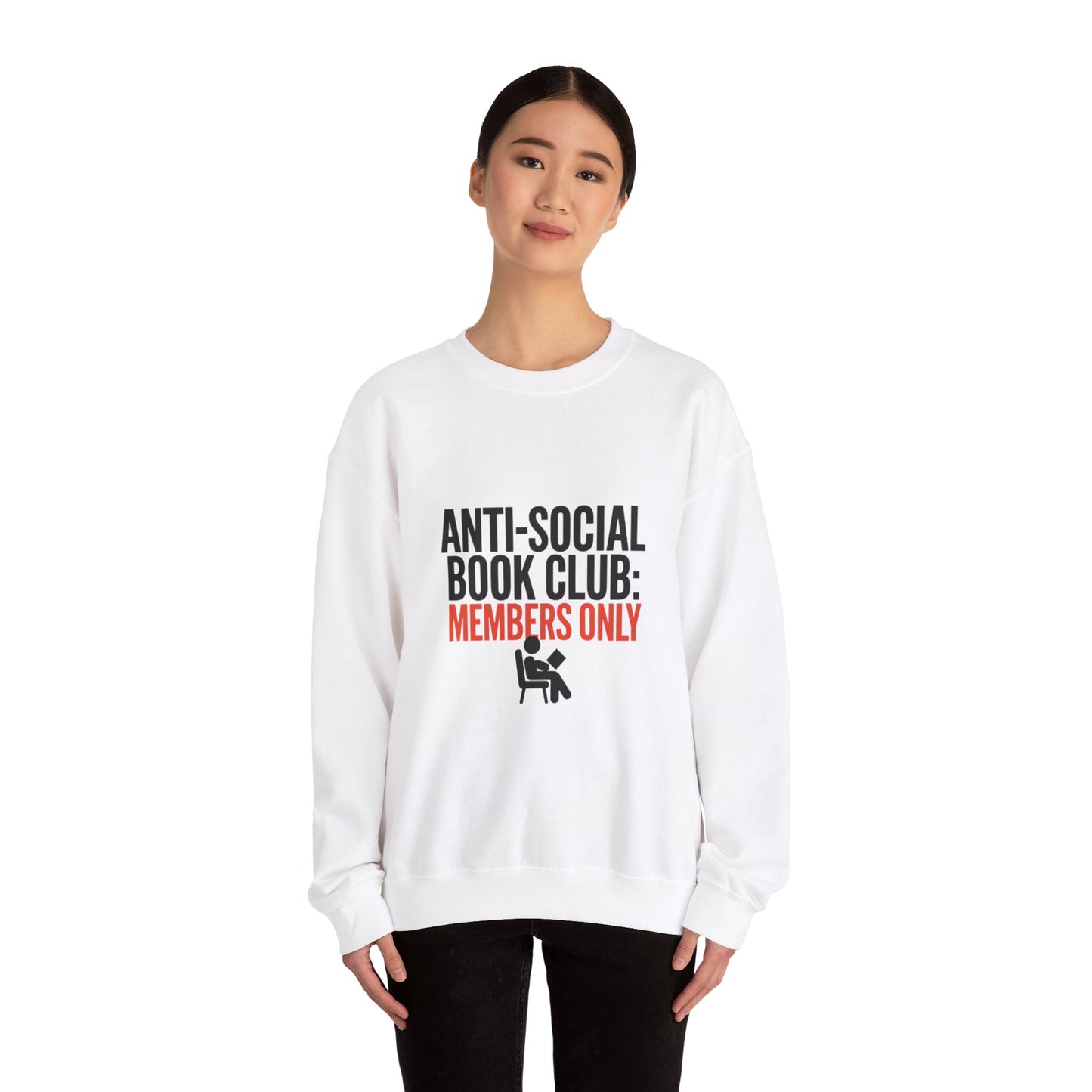 Sweatshirt - Anti Social Book Reader Club - Unisex Heavy Blend™