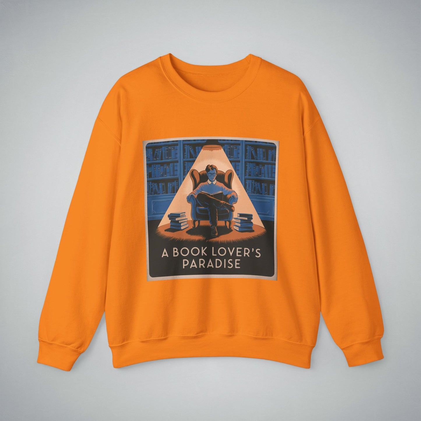 Book Lovers Crewneck Sweatshirt - A Cozy Paradise for Bibliophiles