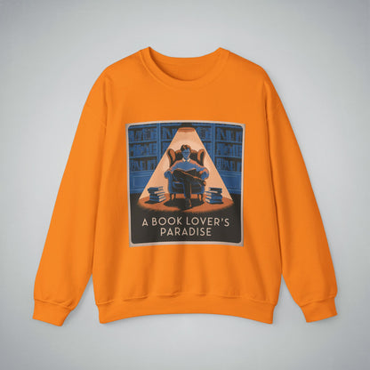 Book Lovers Crewneck Sweatshirt - A Cozy Paradise for Bibliophiles