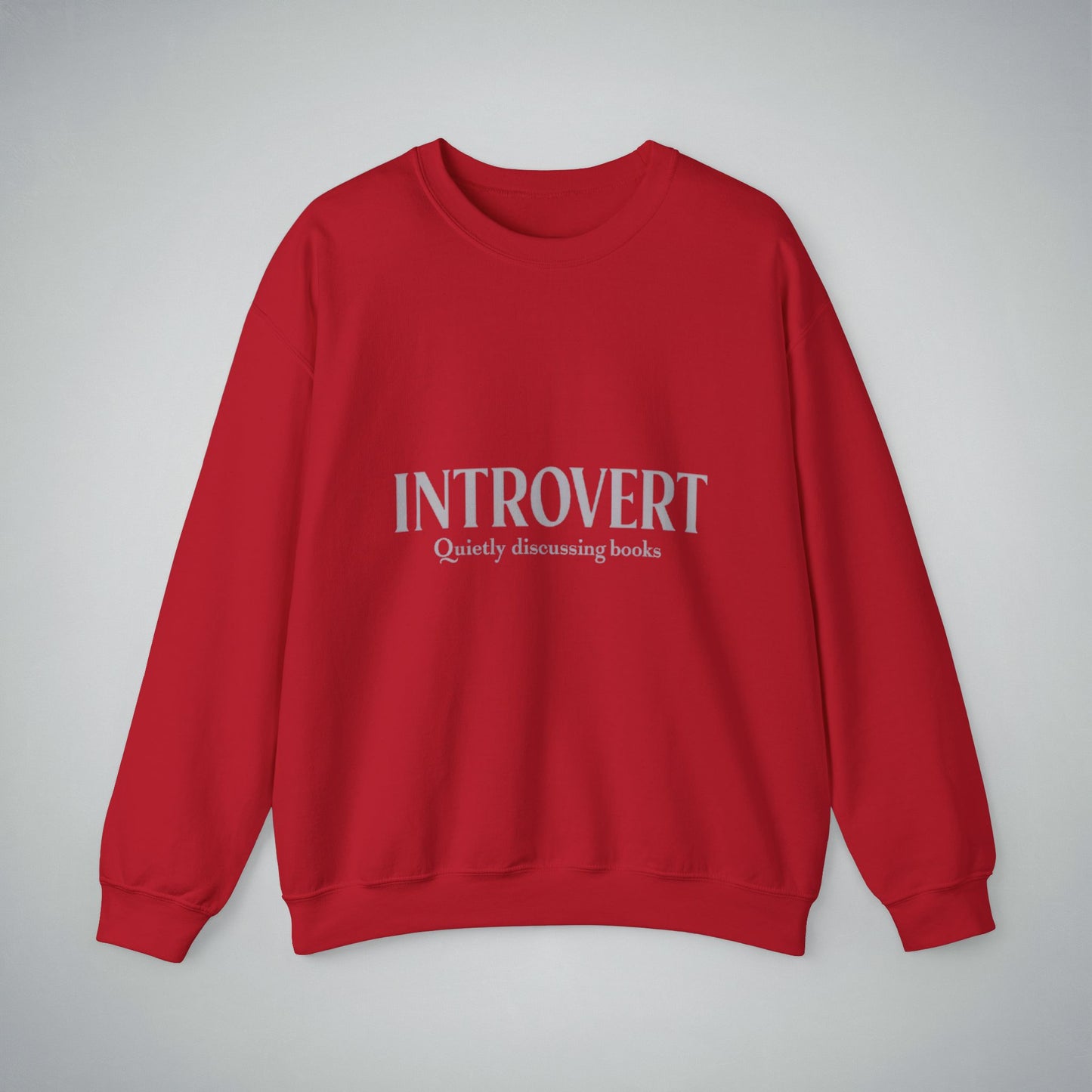 Bookworm Unisex Sweatshirt - Introvert Quietly Discussing Books