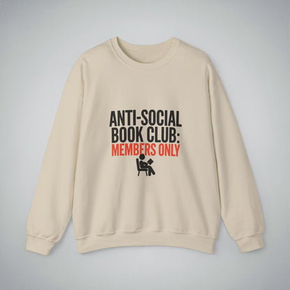 Sweatshirt - Anti Social Book Reader Club - Unisex Heavy Blend™