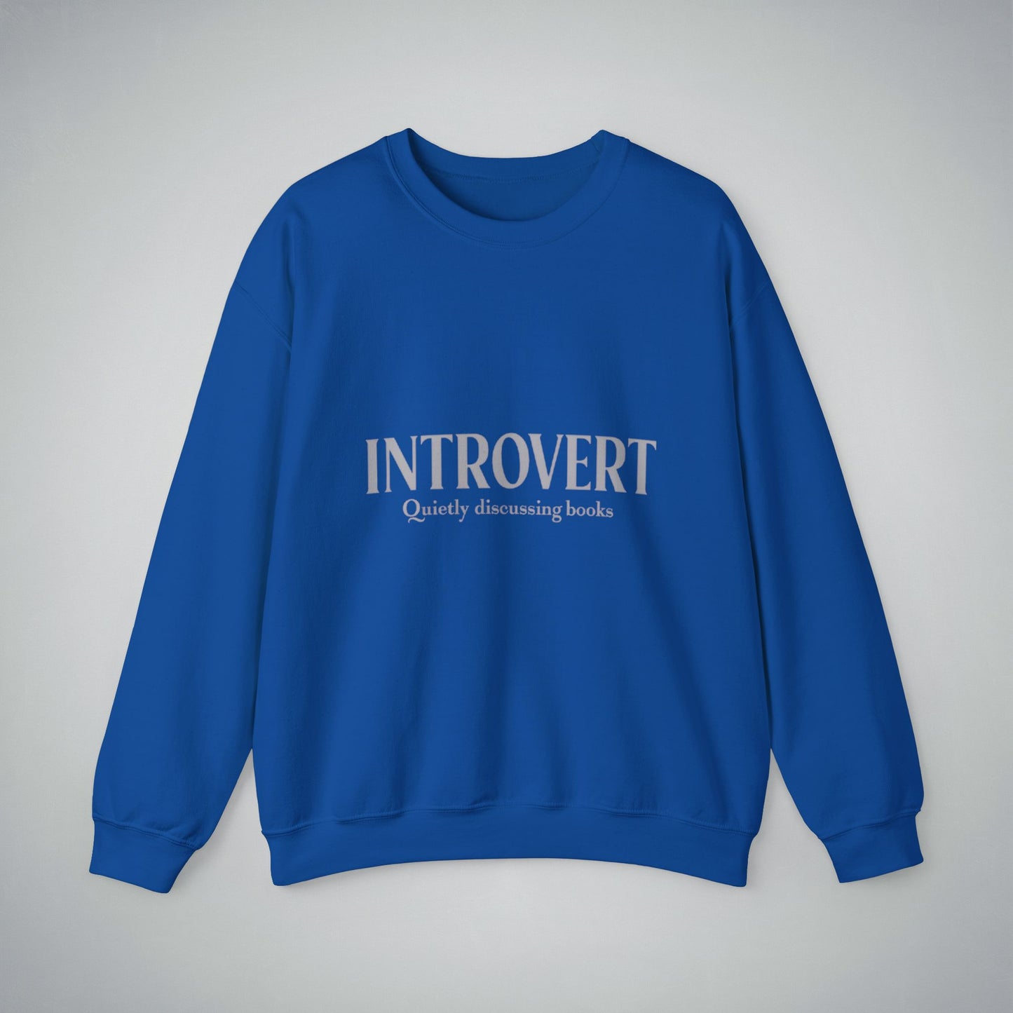 Bookworm Unisex Sweatshirt - Introvert Quietly Discussing Books