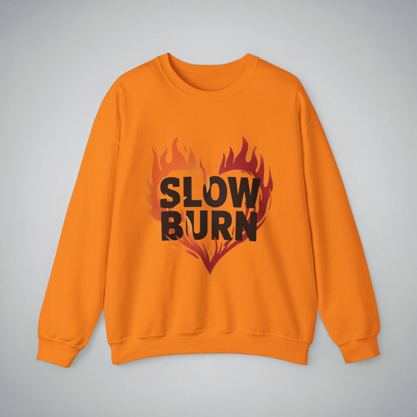 Crewneck Sweatshirt - Slow Burn Book Illustration Design