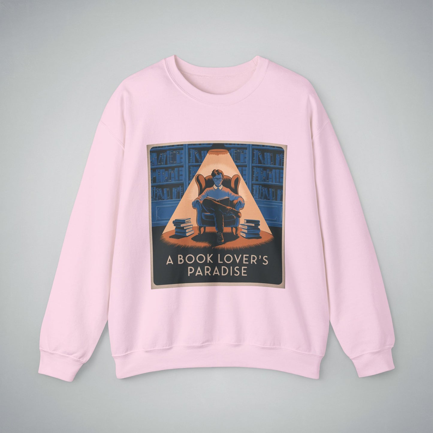 Book Lovers Crewneck Sweatshirt - A Cozy Paradise for Bibliophiles