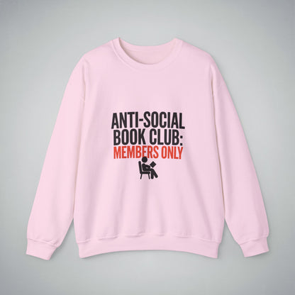 Sweatshirt - Anti Social Book Reader Club - Unisex Heavy Blend™