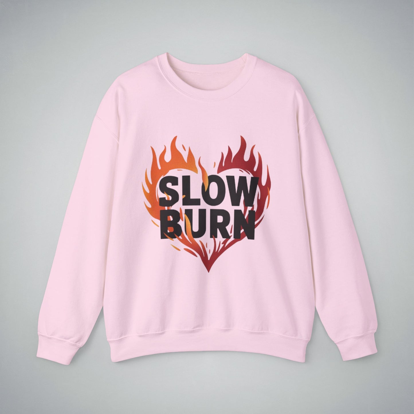 Crewneck Sweatshirt - Slow Burn Book Illustration Design