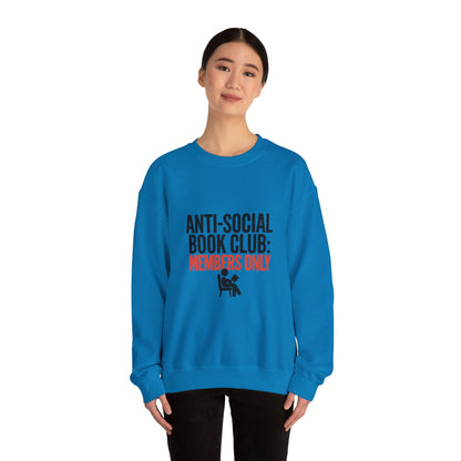 Sweatshirt - Anti Social Book Reader Club - Unisex Heavy Blend™