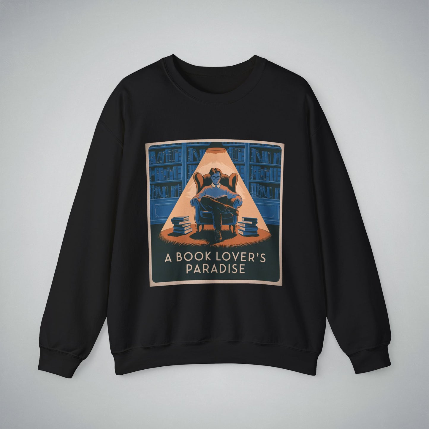 Book Lovers Crewneck Sweatshirt - A Cozy Paradise for Bibliophiles