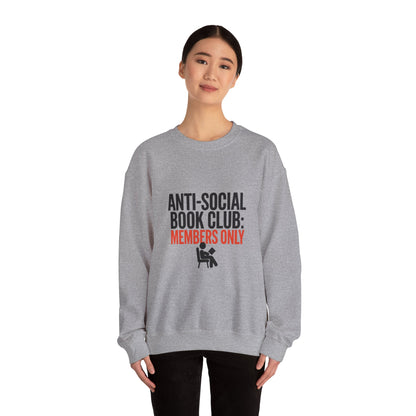 Sweatshirt - Anti Social Book Reader Club - Unisex Heavy Blend™